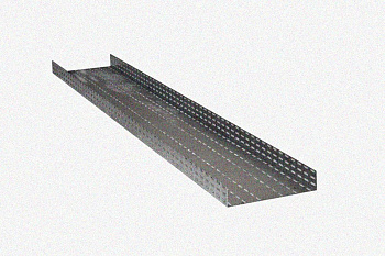 Лоток глухой ЛМГ 600х200х3000 УТ1,5, оцинкованный лист, S1,5