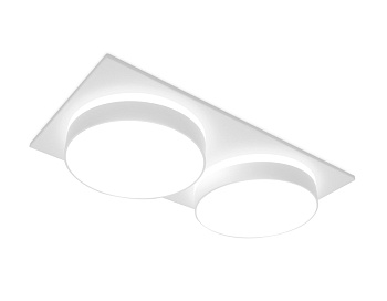 Встраиваемый точечный светильник TN318/2 SWH белый песок GU5.3 182*92*40 Ambrella Light