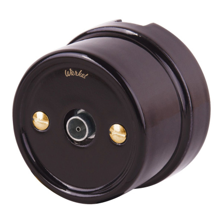 Винты для распределительной коробки/TV розетки 2 шт. (золото) Ретро Werkel