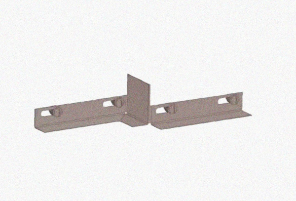 Соединитель-переходник замковый ПУгЛЗ 50х100 УХЛ1, оцинкованный лист, S1,5