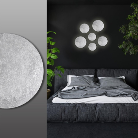 Настен.св-к IP20 LED 3000K 6W 336Лм 220V LUNARIO серебр.фольг-ние ODEON LIGHT