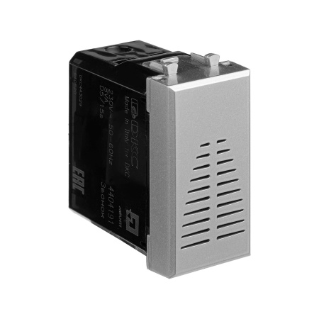 Звонок модульный, "Avanti", "Закаленная сталь", 1 модуль DKC