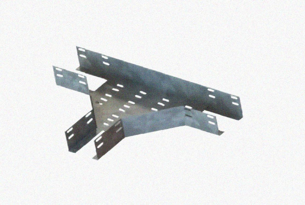 Лоток тройниковый перфорированный ОТ 200х25 УТ1,5, оцинкованный лист S1,0