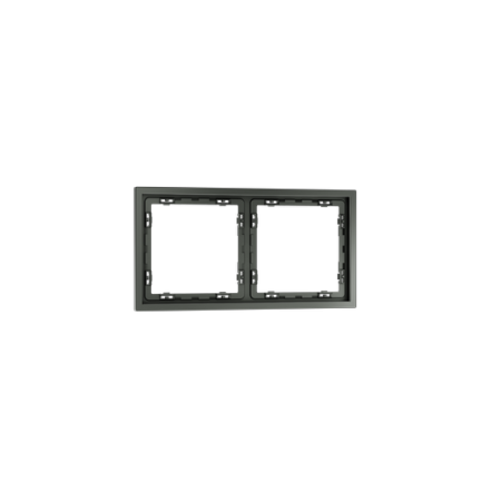 Рамка пластиковая Voltum S70 на 2 поста, (титан)