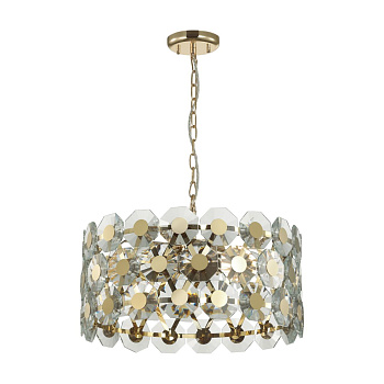 Люстра E14 6*40W TOKATA золотой/хрусталь ODEON LIGHT