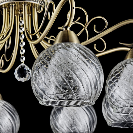 Потолочный светильник 8*E14 40Вт Бронза IP20 Nella FR2662-PL-08-BZ Freya