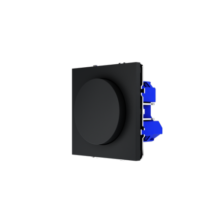 Светорегулятор встраиваемый Voltum S70 поворотно-нажимной 600 Вт, (графит)