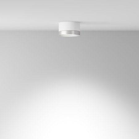 Потолочный светильник 1*GX53 15Вт Белый с Серебром IP20 Ceiling & Wall C086CL-GX53-SRD-WS Technical Maytoni