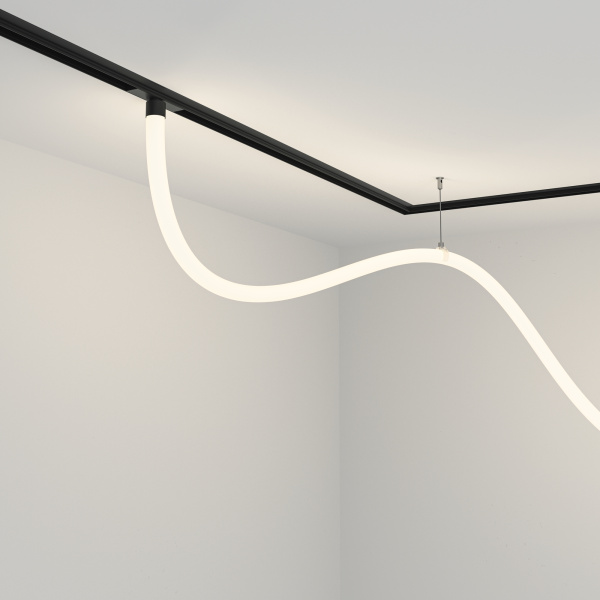 Трековый подвесной светильник LED 50Вт Черный IP20 Magnetic track system Exility TR101-2-50W4K-B Technical Maytoni