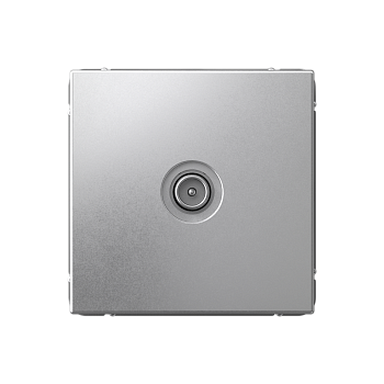 ARTGALLERY TV РОЗЕТКА проходная 4DB, механизм, АЛЮМИНИЙ Systeme Electric