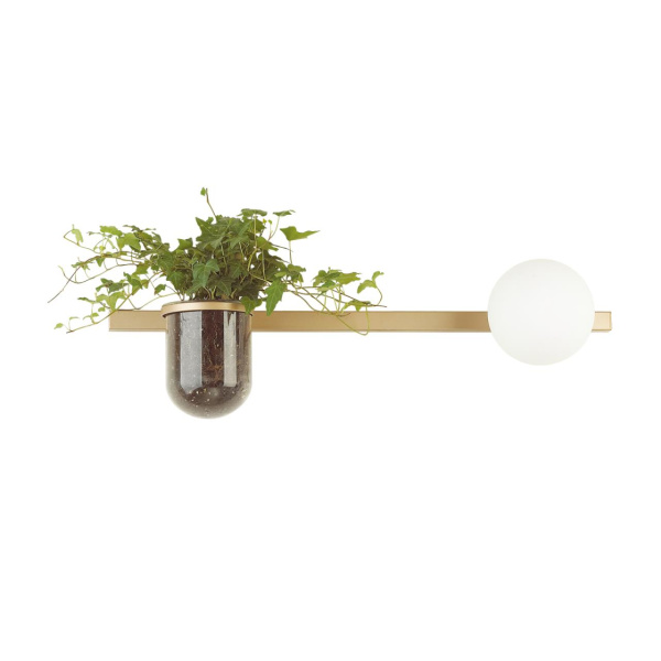 Настенный св-к E14 1*40W 220V FLOWER золото/белый ODEON LIGHT Настенный св-к E14 1*40W 220V FLOWER золото/белый ODEON LIGHT