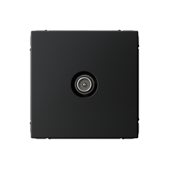 ARTGALLERY TV РОЗЕТКА проходная 4DB, механизм, КАРБОН Systeme Electric