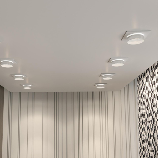 Св-к встр.влагозащ.IP44 GU10 9W 220V WATER белый B NOVOTECH