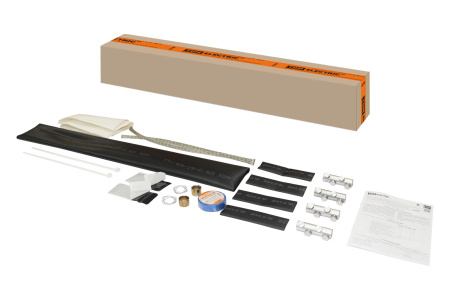 Муфта кабельная термоусаживаемая соединительная 25-50 кв.мм, 1кВ, ПВХ/СПЭ с броней, с соединителями 