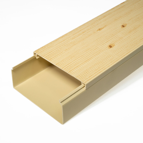 Кабель-канал сосна 2-й замок 100х40 мм (24м/уп) Промрукав