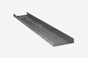 Лоток глухой ЛМГ 500х65х3000 УТ1,5, оцинкованный лист S1,5