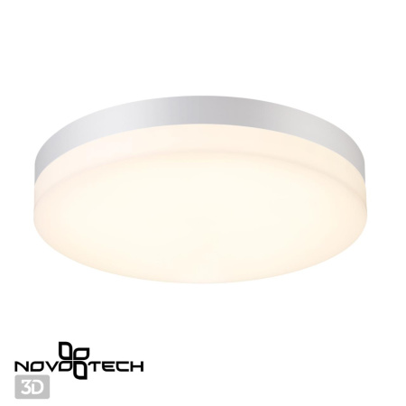 Св-к ландшафтный св/д IP54 LED 4000К 30W 220V OPAL белый NOVOTECH