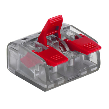 Клемма СМК 221-413  3х0,2-4,0 мм2 (4шт) EKF