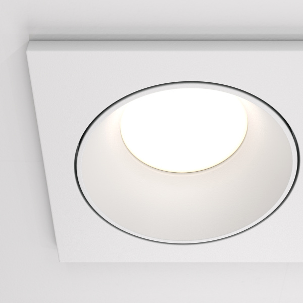 Встраиваемый светильник 2*GU10 50Вт Белый IP65 Downlight DL033-2-02W Technical Maytoni