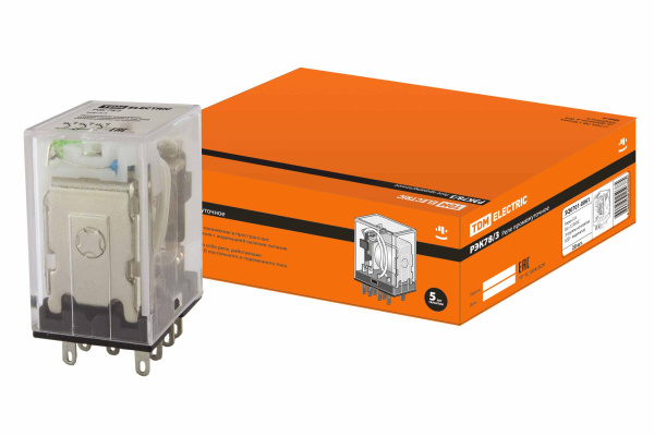 Реле РЭК78/3 с инд. 5А 12В DC TDM Реле РЭК78/3 с инд. 5А 12В DC TDM