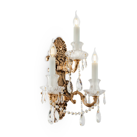 Бра 3*E14 40Вт Золото IP43 Palace DIA890-WL-03-G Maytoni