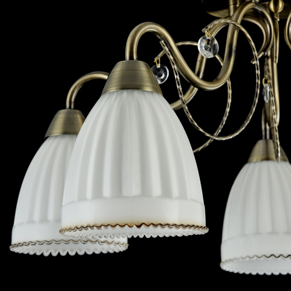 Потолочный светильник 5*E14 40Вт Бронза IP20 Letizia FR2757-PL-05-BZ Freya