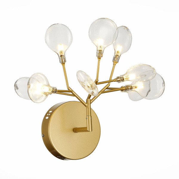 Бра Золотистый/Прозрачный G4 9*1,5Вт SL411.201.09 ST LUCE