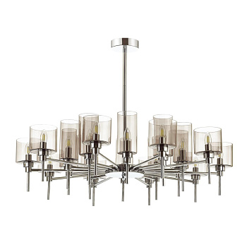 Люстра E14 20*40W DIATRA хром/дымчатый ODEON LIGHT