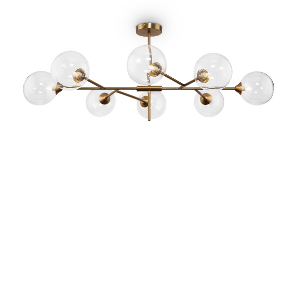 Люстра 8*G9 40Вт Латунь IP20 Maddison FR5115PL-08BZ Freya