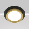 Встраиваемый светильник 1*GX53 15Вт Черный с Золотом IP20 Downlight DL086-GX53-RD-BG Technical Maytoni