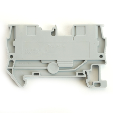 Зажим пружинный, 2-проводной проходной ЗНИ - 4, JXB PT 4, серый LD572-1-40 STEKKER