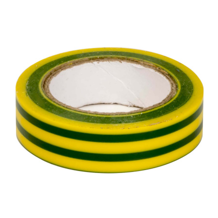 Лента изоляционная ПВХ 15x0,13 10м в рулоне Ж/З DKC Лента изоляционная ПВХ 15x0,13 10м в рулоне Ж/З DKC