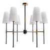 Люстра 6*E14 40Вт Черный и Латунь IP20 Tida FR5196PL-06BBS Freya