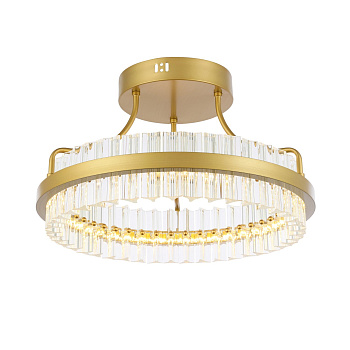 Светильник потолочный Матовое золото/Прозрачный LED 1*34Вт 3000К SL383.202.01 ST LUCE