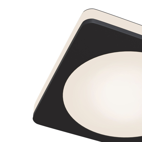 Встраиваемый светильник 12Вт 4000K Черный IP20 Phanton DL2001-L12B4K Technical