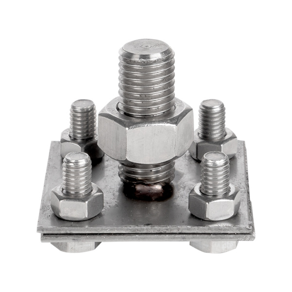 Зажим прута на штыре, пластина d(56x56)мм Ni PROxima EKF Зажим прута на штыре, пластина d(56x56)мм Ni PROxima EKF