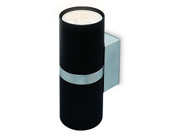 Настенный светильник FW243/2 BK/CH черный/хром GU10*2 max 12W 155*60*76 Ambrella Light