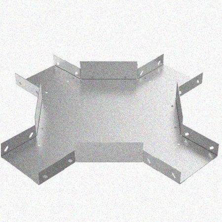 Лоток крестообразный замковый перфорированный КМЗ 200х80 УХЛ1, оцинкованный лист, S1,5