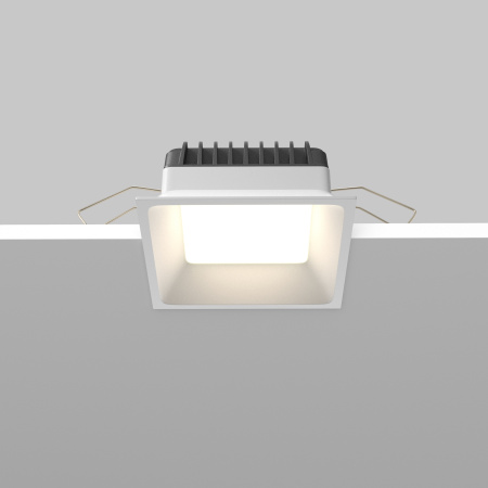 Встраиваемый светильник LED 12Вт Белый IP44 Downlight DL056-12W3-4-6K-W Technical Maytoni