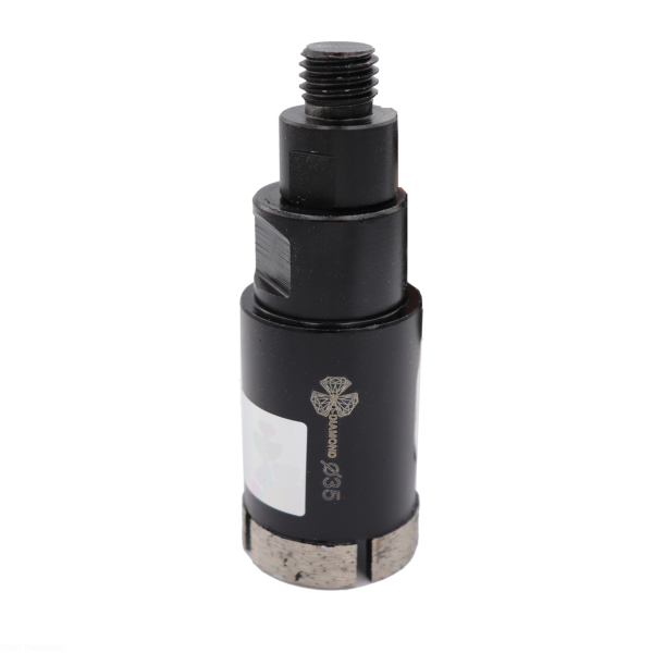 Коронка алмазная по керамограниту 35 мм Серебряная пайка GCB773 Trio-Diamond