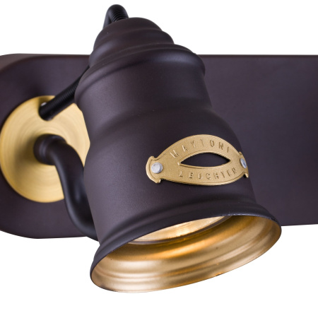 Светильник спот 2*GU10 50Вт Коричневый IP20 Borgo SP315-CW-02-BR Maytoni