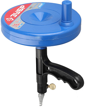 Сантехнический трос в пластиковом корпусе 7.6 м, d 6 мм, Эксперт ЗУБР