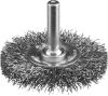 Профессионал. Щетка дисковая для дрели, витая стальная проволока 0,3мм, 50мм ЗУБР
