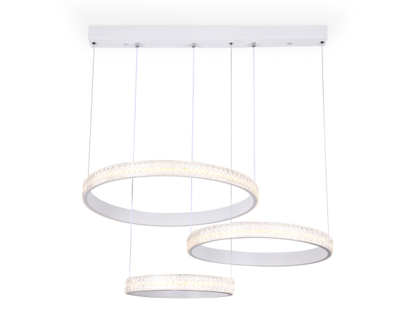 Потолочный светодиодный светильник с пультом FA6161 WH белый 99W 720*500*900 (ПДУ РАДИО 2.4) Ambrella Light