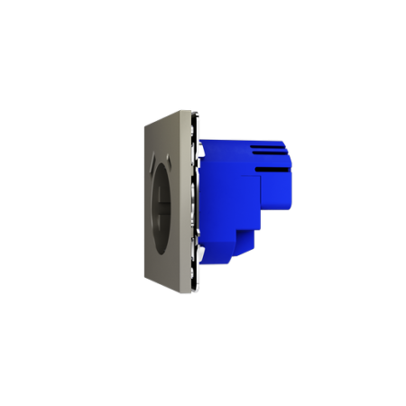 Розетка встраиваемая Voltum S70 с заземлением и защитными шторками, 16А, с USB, A+C, (шелк)