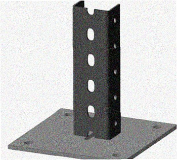 Стойка напольная (потолочная) СНП920 УТ1,5,горячее цинкование, S2,5