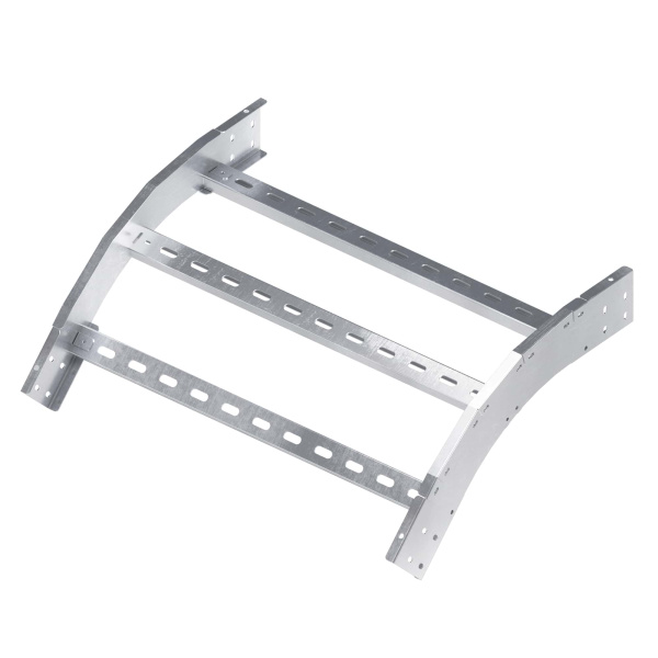 Угол лестничный вертикальный внешний 45 градусов 50х400, толщ. 3 мм, R300, алюминий DKC