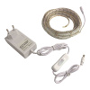 SL-26 Комплект светодиодной ленты 12В, 4,8Вт/м, smd3528, 60д/м, IP65, 220Лм/м, ширина подложки 8мм, 5м, х/б, 6500К, с аксессуарами (адаптер питания, к