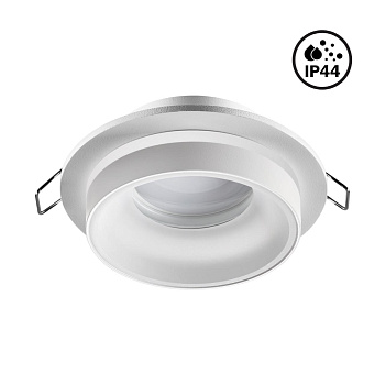 Св-к встр.влагозащ.IP44 GU10 9W 220V WATER белый NOVOTECH