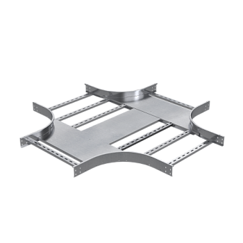 Х-образный ответвитель 80х400, R600, 1,5 мм, AISI 304 DKC